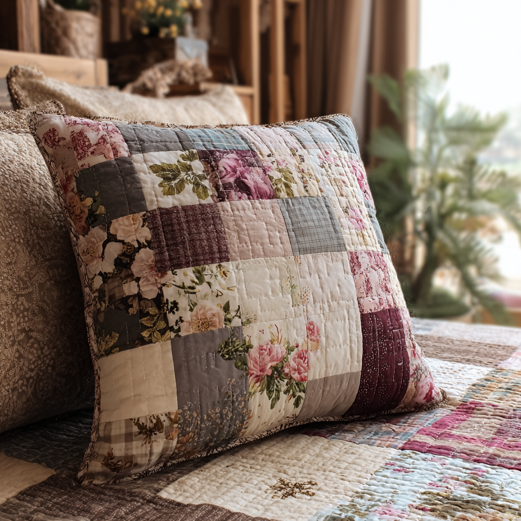 Country Comfort Quilted Pillow Case NCU0DV9209