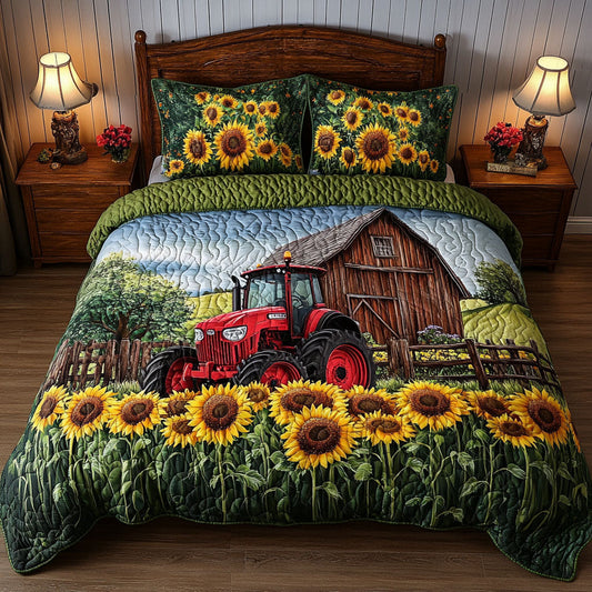 Country Bliss 3-Piece Quilted Bedding Set NCU0NT6135