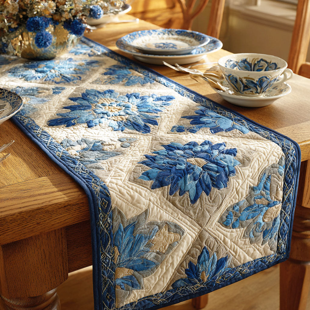 Country Blossom Quilted Table Runner NCU0TD2351