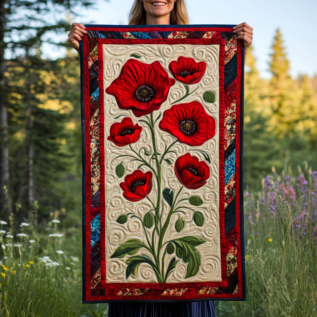 Country Charm Patriotism Quilted Table Runner NCU0PT4745