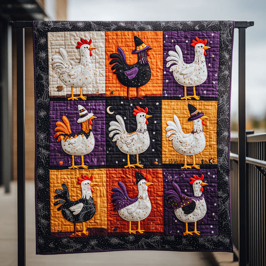 Country Cluckers Quilted Blanket NCU0TV081