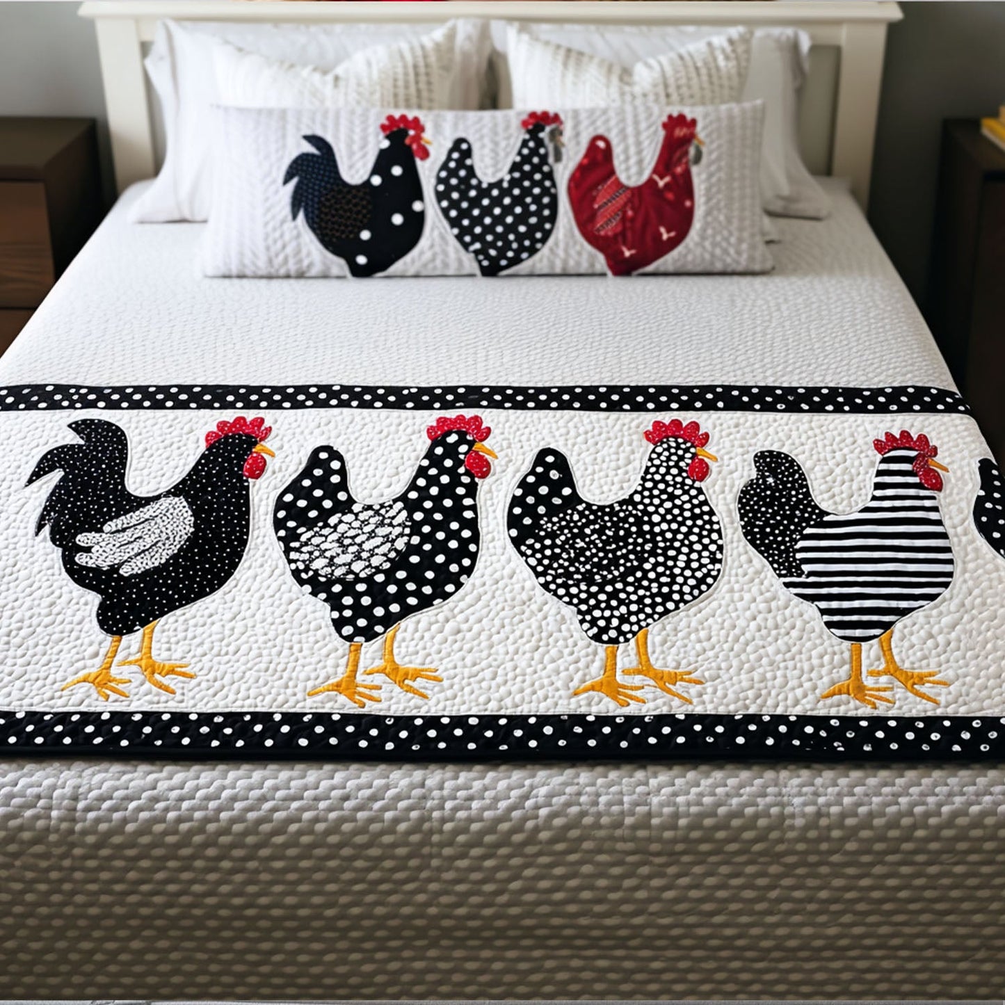 Country Coop Quilted Bed Runner NCU0PT8062