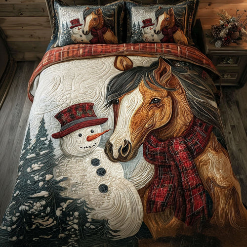 Country Frost 3-Piece Quilted Bedding Set NCU0PT10339