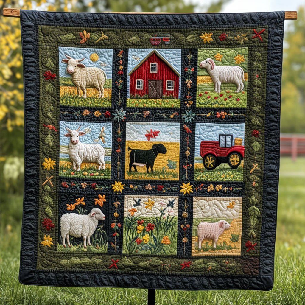 Country Garden Quilted Blanket NCU0PT5659