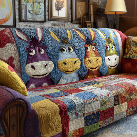 Country Giggles Quilted Sofa Cover NCU0PT11113