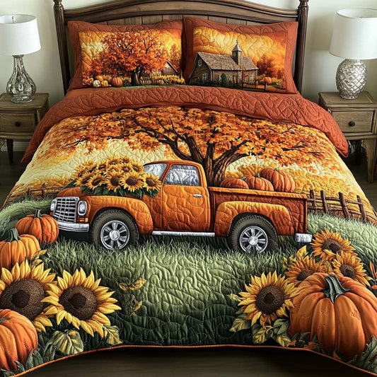 Country Glow 3-Piece Quilted Bedding Set NCU0NT8983