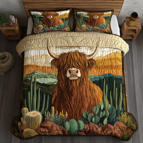 Country Grace 3-Piece Quilted Bedding Set NCU0DK7012