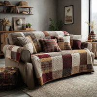 Country Home Quilted Sofa Cover NCU0NT11982