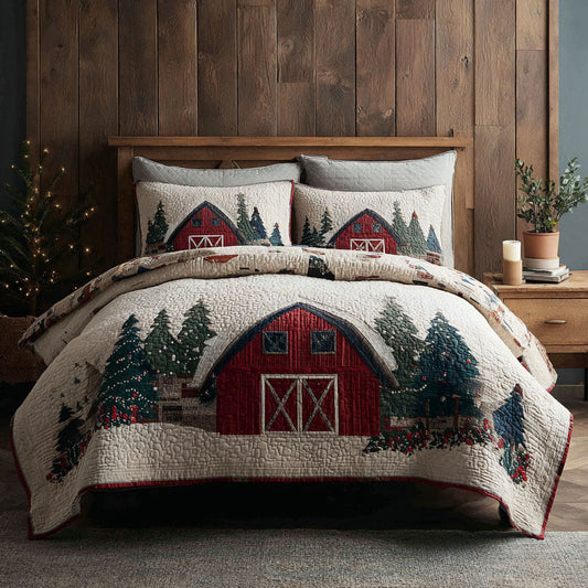 Country Horizon 3-Piece Quilted Bedding Set NCU0PT10861