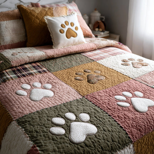 Country Meadow Paws 3-Piece Quilted Bedding Set NCU0DV8967
