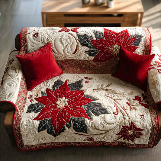 Country Noel Quilted Sofa Cover NCU0PT9766