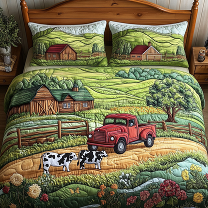 Country Ride 3-Piece Quilted Bedding Set NCU0VH3903