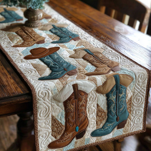 Country Ride Quilted Table Runner NCU0TV1452