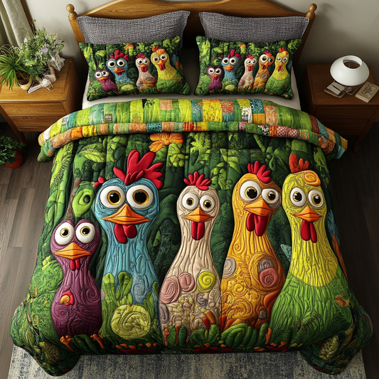 Country Roots 3-Piece Quilted Bedding Set NCU0DK7261