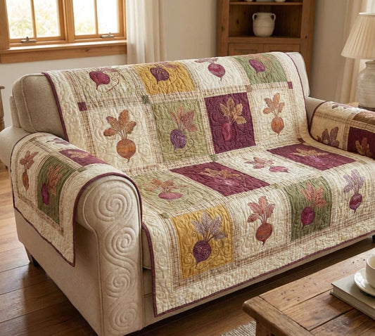 Country Roots Quilted Sofa Cover NCU0DV9327
