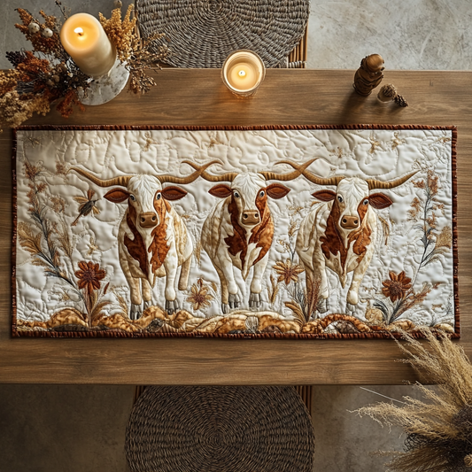Country Strength Quilted Table Runner NCU0VH5282