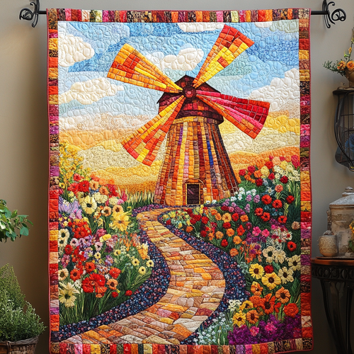 Countryside Calm Quilted Blanket NCU0DK5750