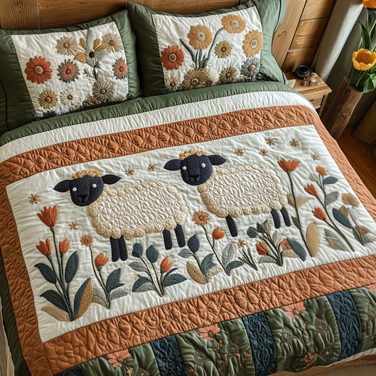 Countryside Charm 3-Piece Quilted Bedding Set NCU0VH3328