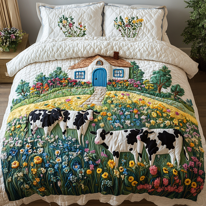 Countryside Charm 3-Piece Quilted Bedding Set NCU0VH3822