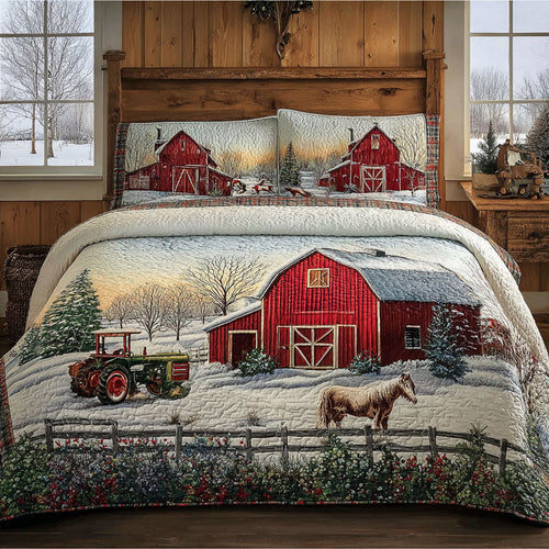 Countryside Dream 3-Piece Quilted Bedding Set NCU0PT10862