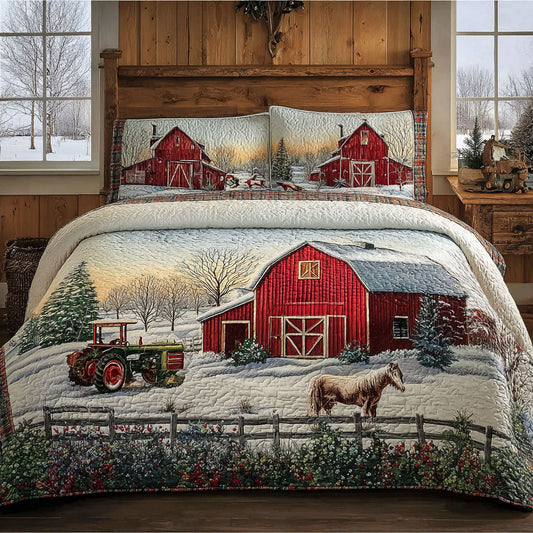 Countryside Dream 3-Piece Quilted Bedding Set NCU0PT10862