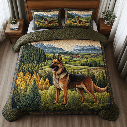 Countryside Hero 3-Piece Quilted Bedding Set NCU0NT5345