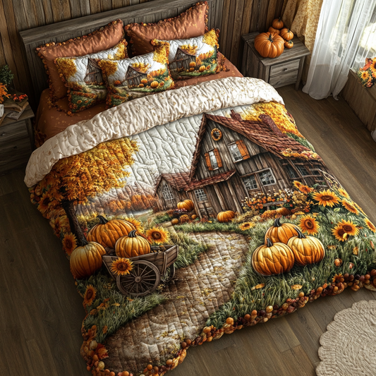 Countryside View 3-Piece Quilted Bedding Set NCU0DK9413