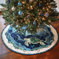 Cove Turtle Quilted Christmas Tree Skirt NCU0PT2484