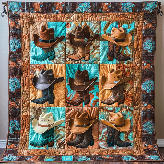 Cowboy Legacy Quilted Blanket NCU0DK255