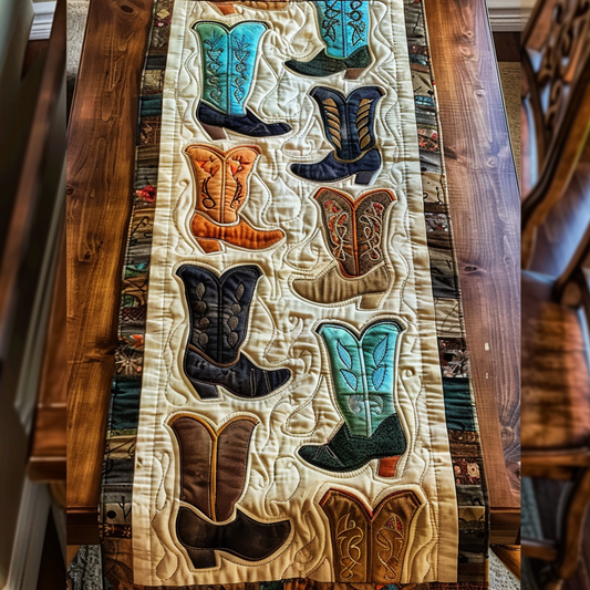 Cowboy Serenade Quilted Table Runner NCU0DV022