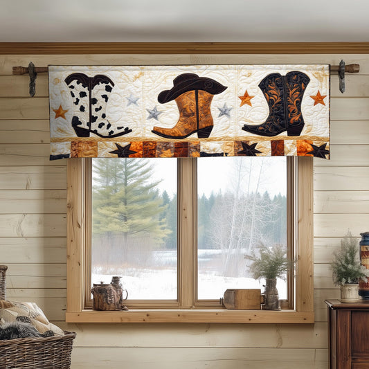 Cowboy Charm Quilted Valance NCU0NT6679