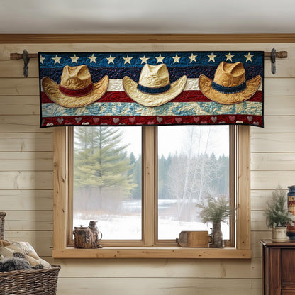 Cowboy Colors Quilted Valance NCU0NT7357