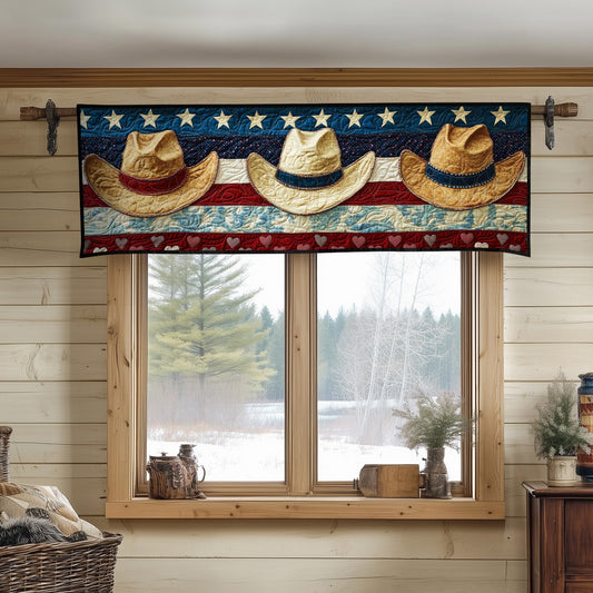 Cowboy Colors Quilted Valance NCU0NT7357