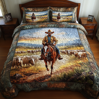 Cowboy Dream Quilted Bedding Set NCU0DK6850