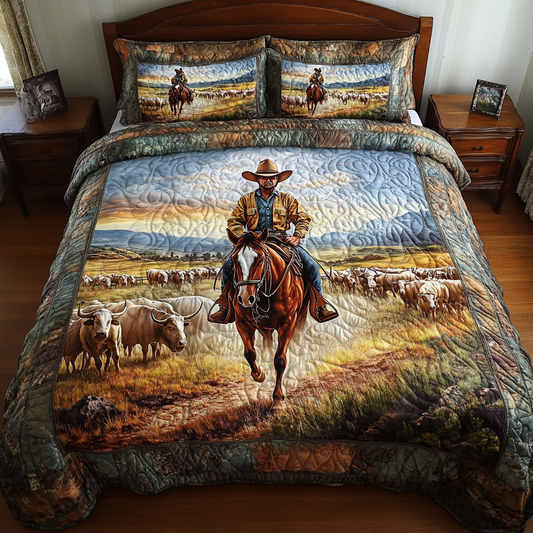 Cowboy Dream Quilted Bedding Set NCU0DK6850