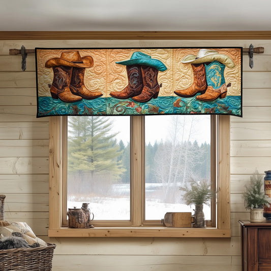 Cowboy Elegance Quilted Valance NCU0NT6675