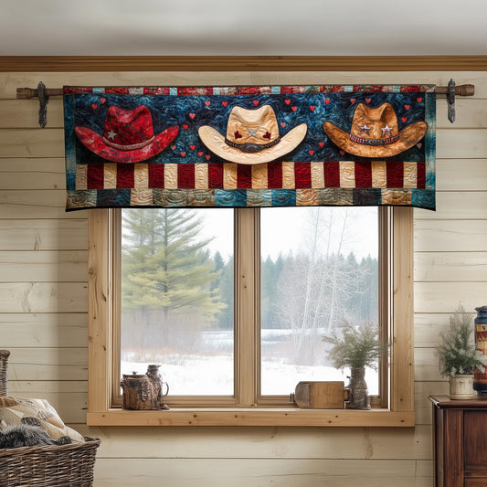 Cowboy Nation Pride Quilted Valance NCU0NT7359