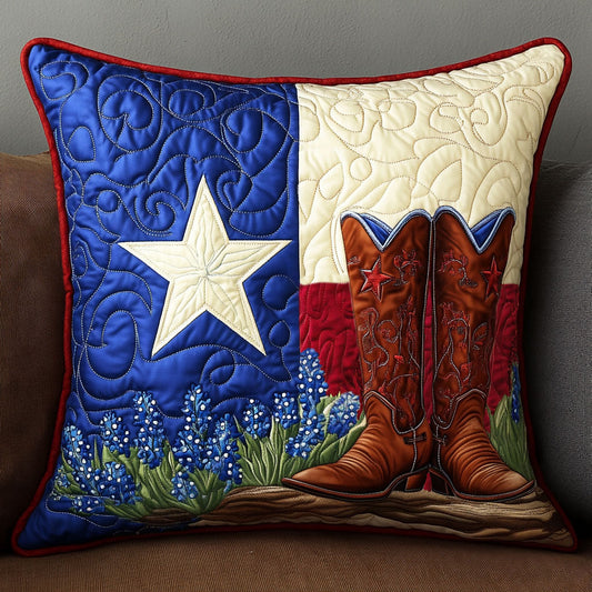 Cowboy Roots Quilted Pillow Case NCU0NT5899