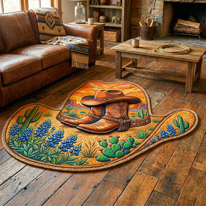 Cowboy Spirit Custom Shape Area Rug NCU0NT12668