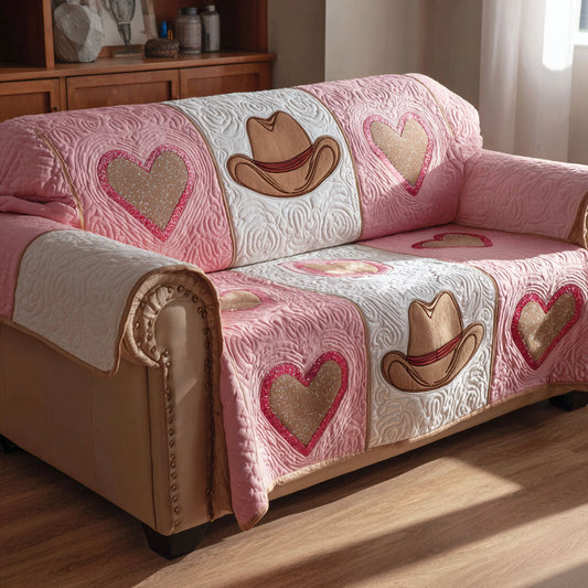 Cowgirl Love Quilted Sofa Cover NCU0TV1406