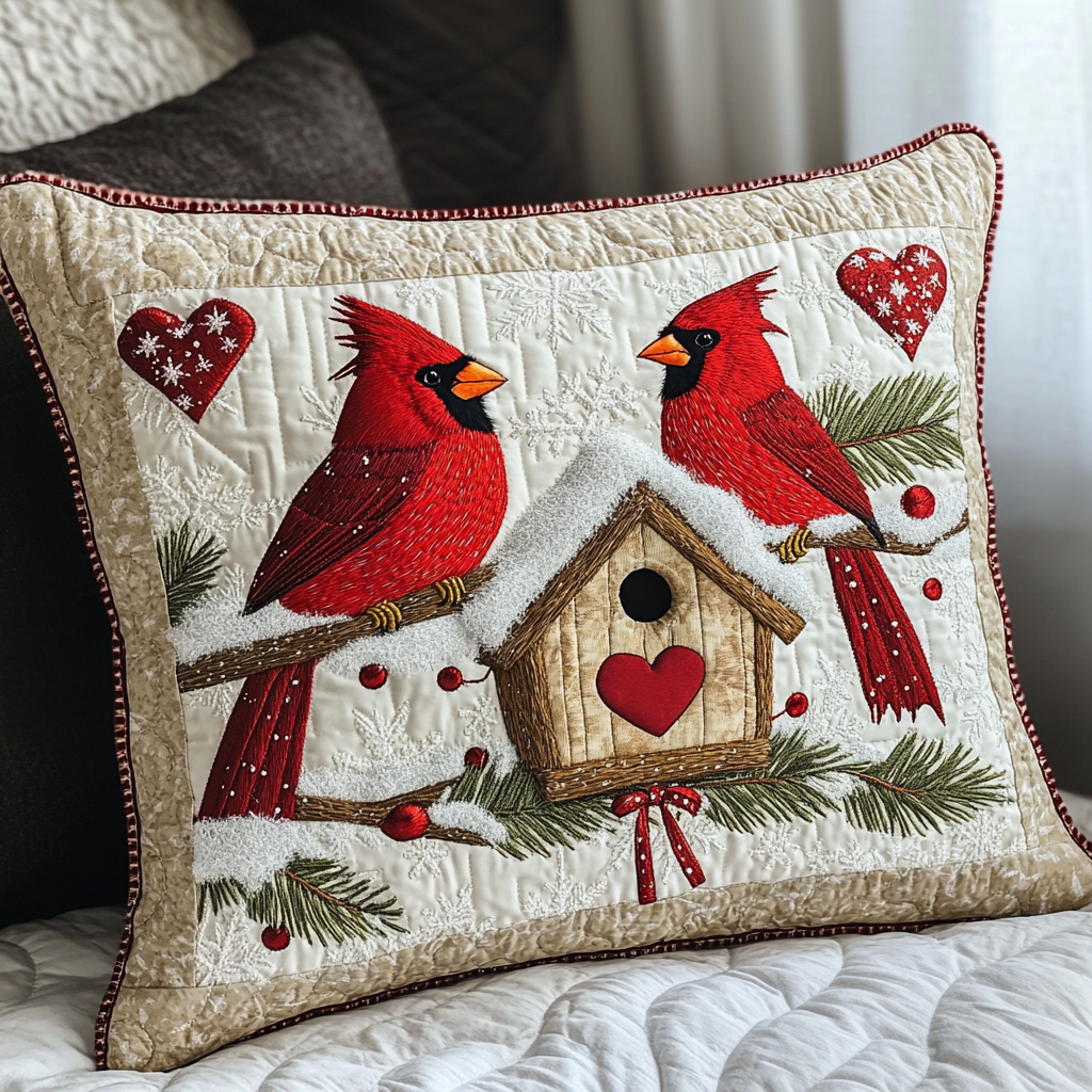 Cozy Cabin Quilted Bedding Pillow Case NCU0NT2346