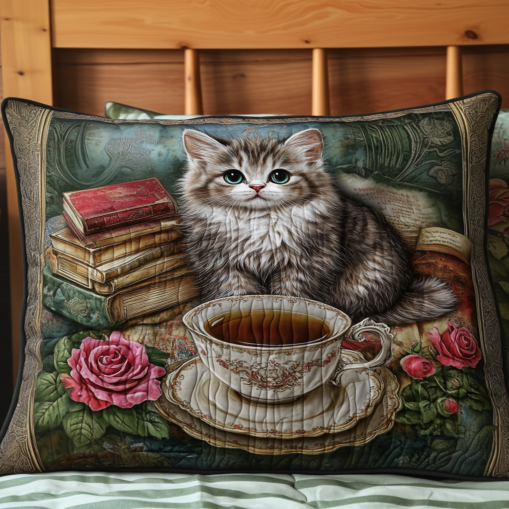 Cherry Blooms Path Quilted Bedding Pillow Case NCU0NT6892