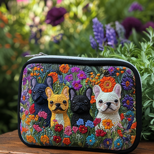Cozy Chic Pup Quilted Zipper Pouch NCU0DV7135