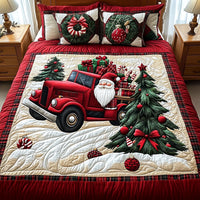 Cozy Christmas Eve 3-Piece Quilted Bedding Set NCU0PT2147