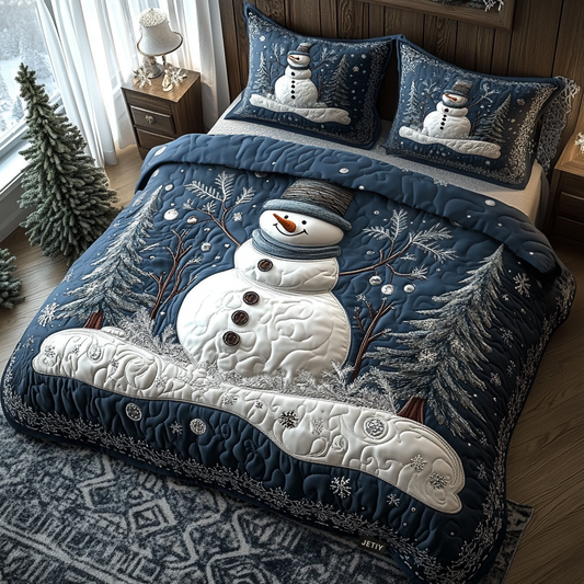 Cozy Christmas Quilted Bedding Set NCU0DV1911