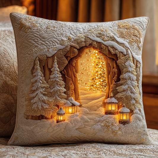 Cozy Pine Depth Quilted Pillow Case NCU0DV8302