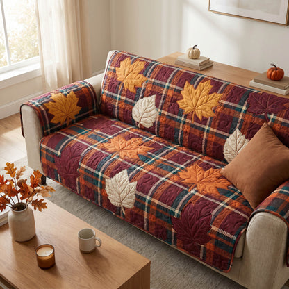 Cozy Autumn Quilted Sofa Cover NCU0TD2869