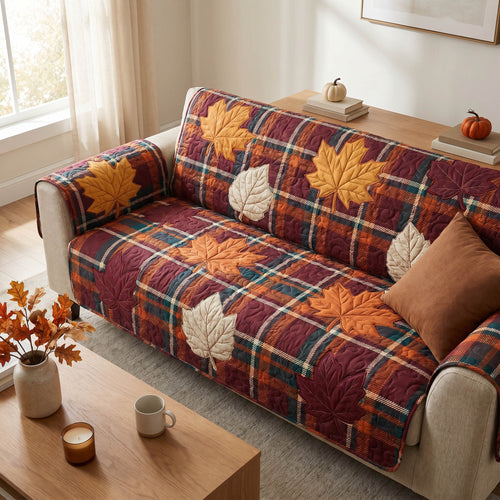 Cozy Autumn Quilted Sofa Cover NCU0TD2869