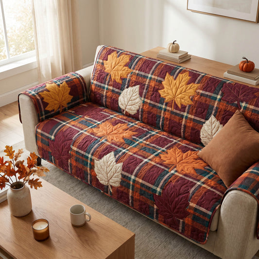 Cozy Autumn Quilted Sofa Cover NCU0TD2869