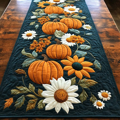 Cozy Autumn Trail Quilted Table Runner NCU0NT8395